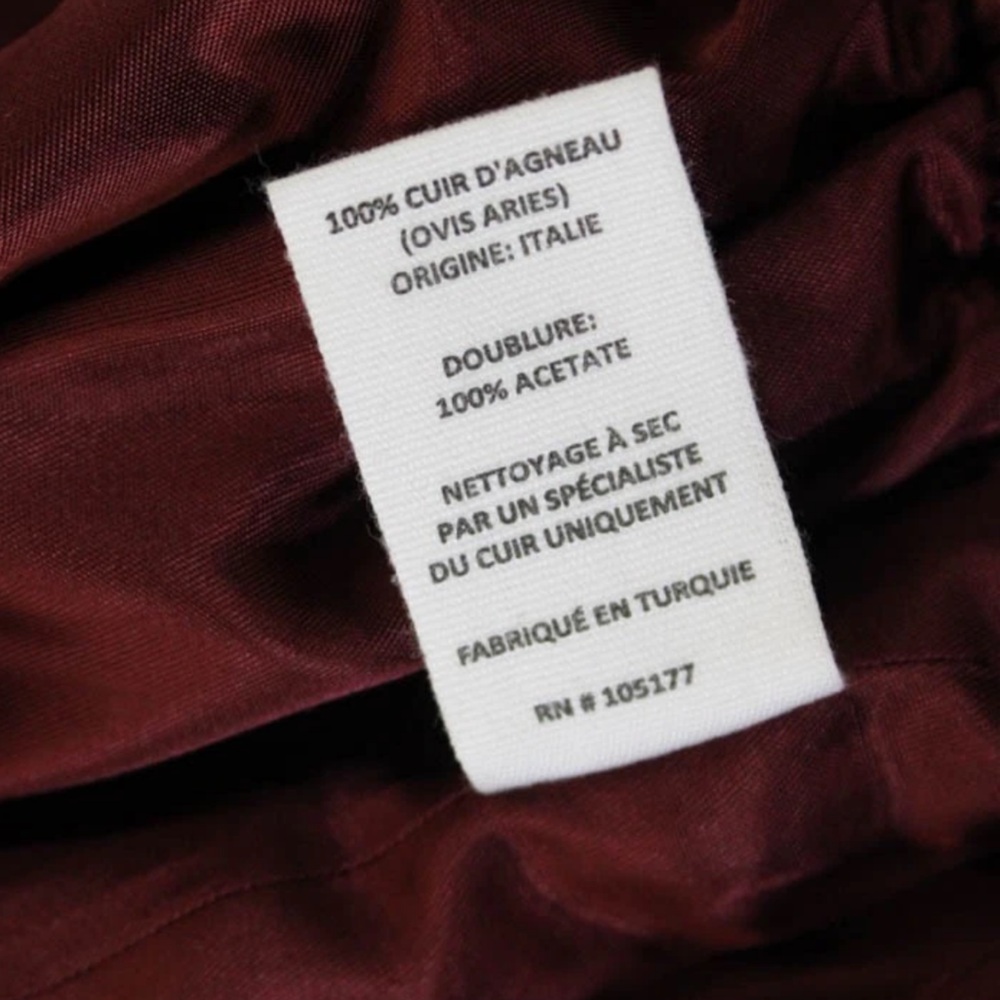 Ulla Johnson Briar Lamb Leather Jacket Mahogany Size Small NWOT - Picture 12 of 15